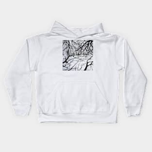 Trees #12a Kids Hoodie